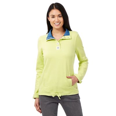 Maine New England Lime spotted sweater